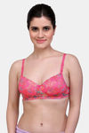 Maroon Clothing Double Layered Non Wired Medium Coverage T-Shirt Bra - Carrot — thumbnail 1