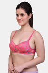 Maroon Clothing Double Layered Non Wired Medium Coverage T-Shirt Bra - Carrot — thumbnail 2
