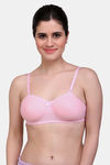 Maroon Clothing Double Layered Non Wired Medium Coverage T-Shirt Bra - Pink — thumbnail 1