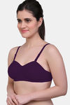 Maroon Clothing Double Layered Non Wired Medium Coverage T-Shirt Bra (Pack of 2) - Multicolor — thumbnail 7