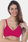 Maroon Clothing Double Layered Non Wired Full Coverage T-Shirt Bra (Pack of 3) - Multicolor — thumbnail 8
