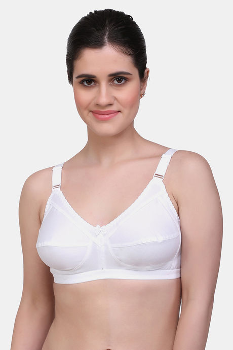 Maroon Clothing Single Layered Non Wired Full Coverage Minimiser Bra (Pack of 3) - Multicolor — image 10
