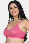 Maroon Clothing Double Layered Non Wired 3/4Th Coverage T-Shirt Bra (Pack of 2) - Multicolor — thumbnail 4