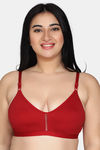 Maroon Clothing Double Layered Non Wired 3/4Th Coverage T-Shirt Bra (Pack of 2) - Multicolor — thumbnail 7