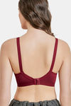 Maroon Clothing Double Layered Non Wired Full Coverage Sag Lift Bra - Maroon — thumbnail 3