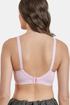 Maroon Clothing Double Layered Non Wired Full Coverage Sag Lift Bra - Pink — thumbnail 3