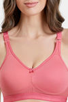 Maroon Clothing Double Layered Non-Wired Full Coverage Sag Lift Bra - Rose — thumbnail 4