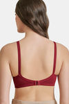 Maroon Clothing Double Layered Non Wired Full Coverage Super Support Bra - Maroon — thumbnail 3