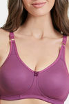Maroon Clothing Double Layered Non Wired Full Coverage Super Support Bra - Move — thumbnail 4