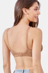 Maroon Clothing Double Layered Non Wired Full Coverage Super Support Bra - Nude — thumbnail 3