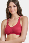 Maroon Clothing Double Layered Non Wired Full Coverage Super Support Bra - Rani — thumbnail 2