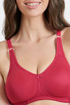 Maroon Clothing Double Layered Non Wired Full Coverage Super Support Bra - Rani — thumbnail 4