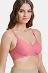 Maroon Clothing Padded Non-Wired Full Coverage T-Shirt Bra - Rose — thumbnail 2