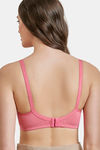Maroon Clothing Padded Non-Wired Full Coverage T-Shirt Bra - Rose — thumbnail 3
