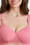 Maroon Clothing Padded Non-Wired Full Coverage T-Shirt Bra - Rose — thumbnail 4