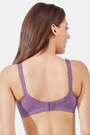 Maroon Clothing Double Layered Non Wired Full Coverage T-Shirt Bra - Purple — thumbnail 3