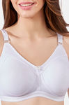 Maroon Clothing Double Layered Non-Wired Full Coverage T-Shirt Bra - White — thumbnail 4