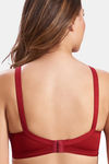 Maroon Clothing Double Layered Non Wired Full Coverage Super Support Bra - Maroon — thumbnail 4