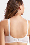 Maroon Clothing Double Layered Non Wired Full Coverage Super Support Bra - White — thumbnail 4