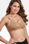 Maroon Clothing Double Layered Non Wired Full Coverage T-Shirt Bra - Nude — thumbnail 2