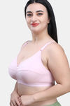 Maroon Clothing Single Layered Non Wired Full Coverage Sag Lift Bra - Pink — thumbnail 2