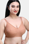 Maroon Clothing Double Layered Non Wired Full Coverage Super Support Bra - Nude — thumbnail 2