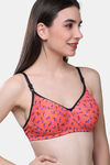 Maroon Clothing Padded Non Wired Full Coverage T-Shirt Bra - Carrot — thumbnail 2