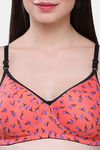 Maroon Clothing Padded Non Wired Full Coverage T-Shirt Bra - Carrot — thumbnail 4