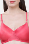 Maroon Clothing Padded Non Wired Full Coverage T-Shirt Bra - Rose — thumbnail 4