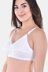 Maroon Clothing Double Layered Non Wired Full Coverage T-Shirt Bra (Pack of 2) - White — thumbnail 2