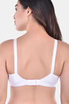 Maroon Clothing Double Layered Non Wired Full Coverage T-Shirt Bra (Pack of 2) - White — thumbnail 3