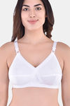 Maroon Clothing Double Layered Non Wired Full Coverage T-Shirt Bra (Pack of 2) - White — thumbnail 4