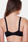 Maroon Clothing Lightly Lined Non Wired Full Coverage T-Shirt Bra - Black — thumbnail 4