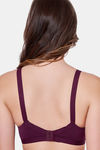 Maroon Clothing Lightly Lined Non Wired Full Coverage T-Shirt Bra - Wine — thumbnail 4