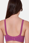 Maroon Clothing Double Layered Non Wired Full Coverage Bralette Bra - Mauve — thumbnail 4