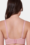 Maroon Clothing Double Layered Non Wired Full Coverage Bralette Bra - Pink — thumbnail 4