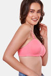 Maroon Clothing Padded Non Wired Medium Coverage T-Shirt Bra - Rose — thumbnail 3
