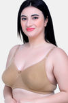 Maroon Clothing Double Layered Non Wired Full Coverage T-Shirt Bra - Nude — thumbnail 2