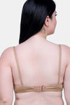 Maroon Clothing Double Layered Non Wired Full Coverage T-Shirt Bra - Nude — thumbnail 3