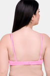 Maroon Clothing Double Layered Non Wired Full Coverage T-Shirt Bra - Pink — thumbnail 3