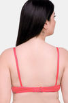 Maroon Clothing Double Layered Non Wired Full Coverage T-Shirt Bra - Rose — thumbnail 3