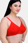 Maroon Clothing Double Layered Non Wired Full Coverage T-Shirt Bra - Red — thumbnail 2