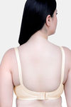 Maroon Clothing Single Layered Non Wired Full Coverage Minimiser Bra - Skin — thumbnail 3