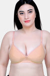 Maroon Clothing Padded Non Wired Medium Coverage T-Shirt Bra - Nude — thumbnail 1