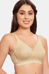 Maroon Clothing Double Layered Non Wired Full Coverage T-Shirt Bra - Skin — thumbnail 2