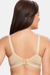 Maroon Clothing Double Layered Non Wired Full Coverage T-Shirt Bra - Skin — thumbnail 3