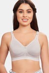 Maroon Clothing Double Layered Non Wired Full Coverage T-Shirt Bra - White — thumbnail 1