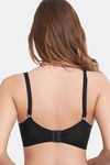 Maroon Clothing Lightly Lined Non Wired Full Coverage T-Shirt Bra - Black — thumbnail 3