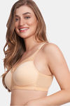 Maroon Clothing Lightly Lined Non Wired Full Coverage T-Shirt Bra - Nude — thumbnail 2