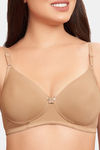 Maroon Clothing Padded Non Wired Full Coverage T-Shirt Bra - Nude — thumbnail 4
